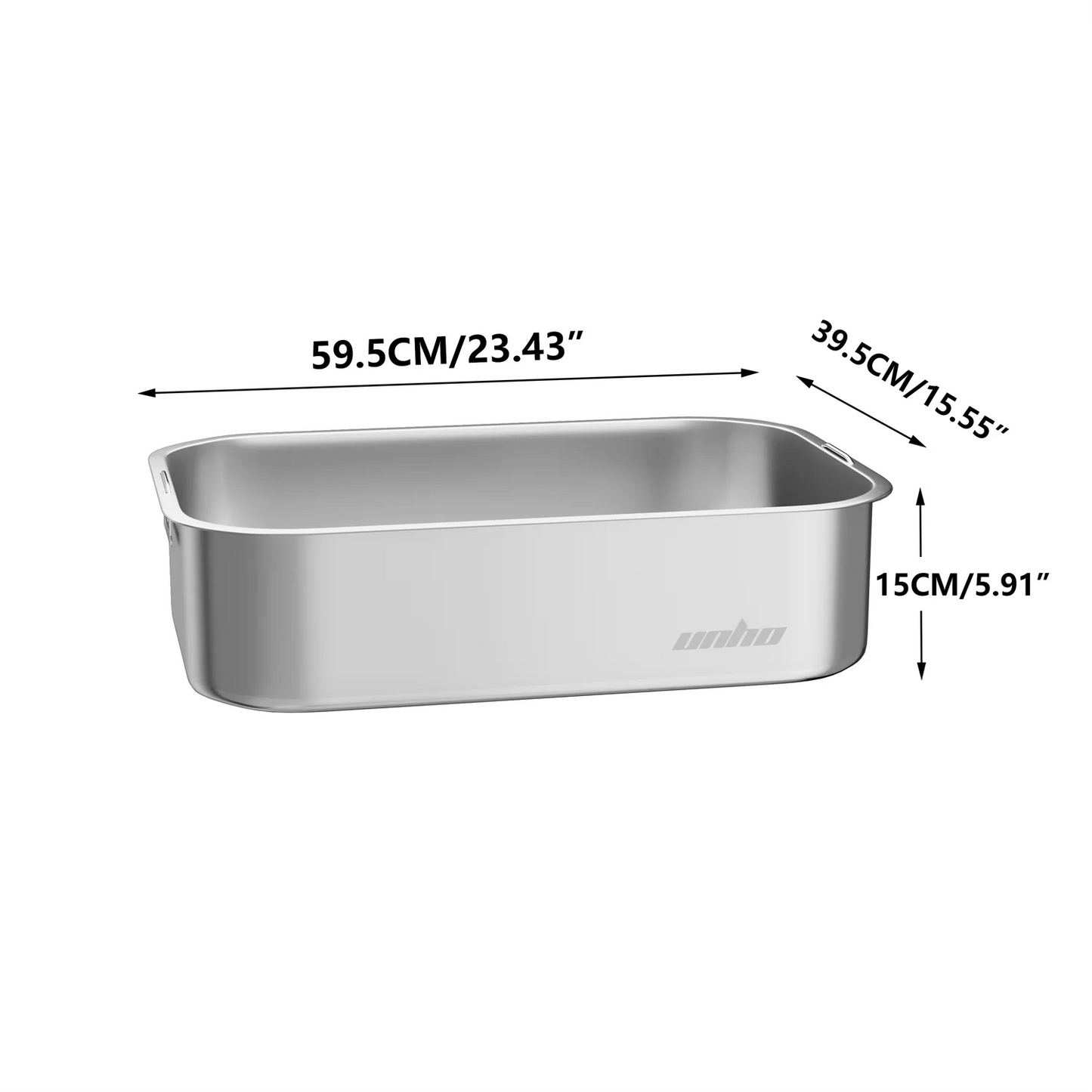 Stainless Steel Plant Box Decks Set of 3 for Garden