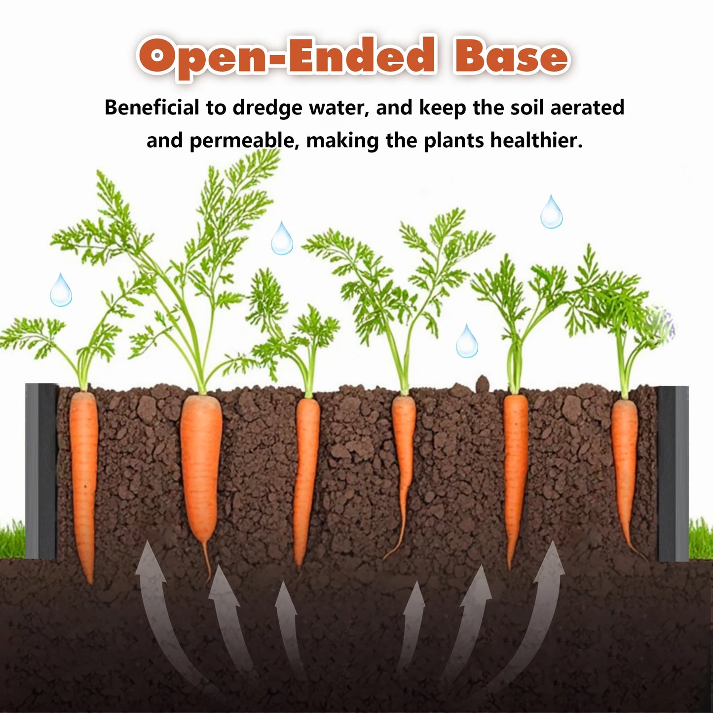 Hign-concerned Galvanized Raised Garden Bed 4x3x1ft Veggies