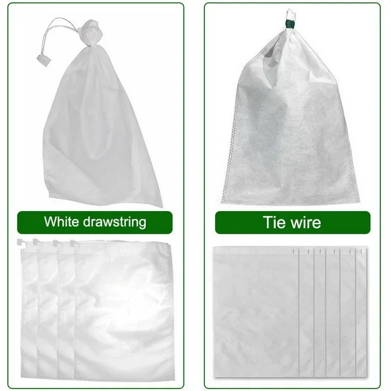 Choice Grape Protect Bags Drawstring Mesh For Gardeners
