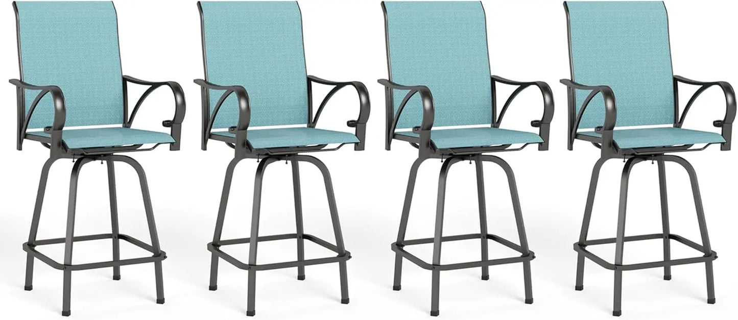 Folded Outdoor High Top Bar Set Patio Table And Chairs