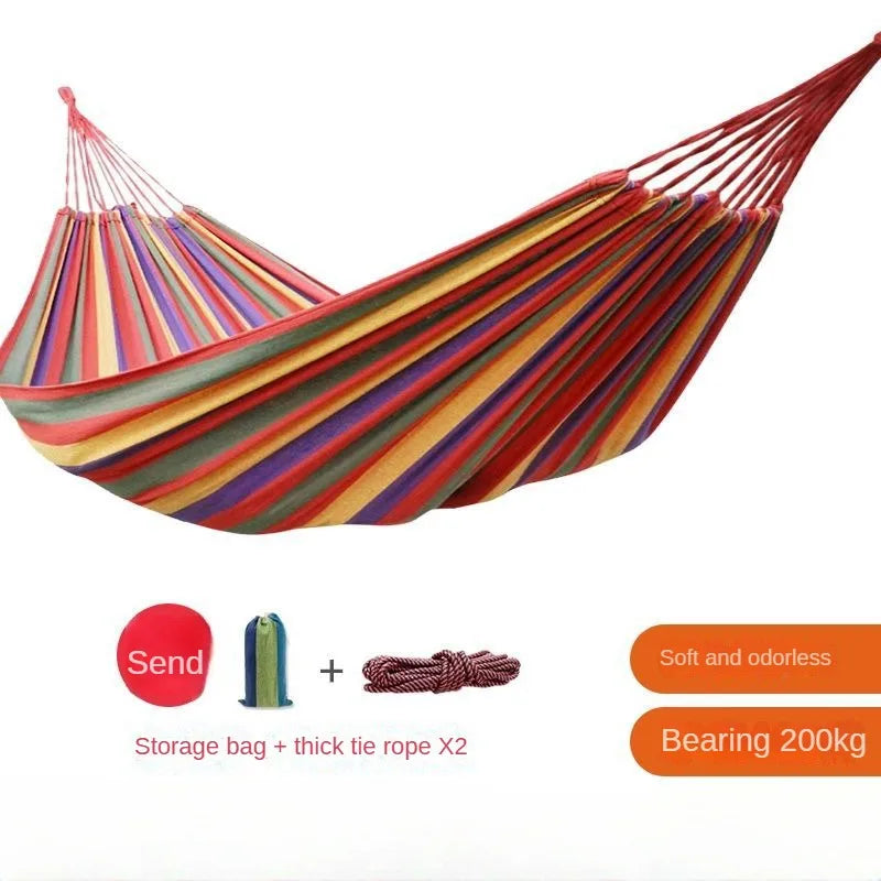 Choice Canvas Hammock Outdoor Camping Swing Courtyard