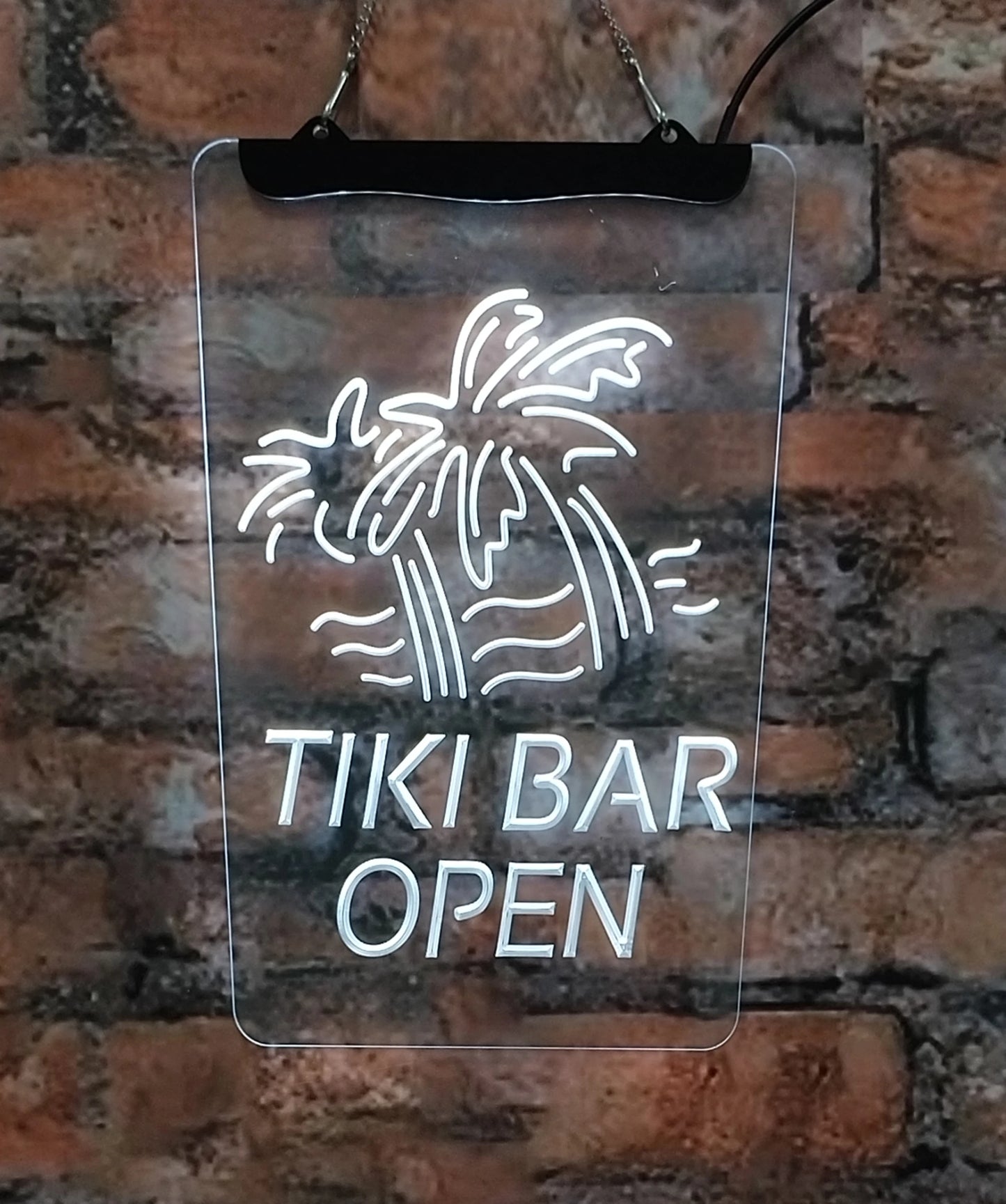 Tiki Bar Neon Sign Acrylic Wall Art by PGY for Homes