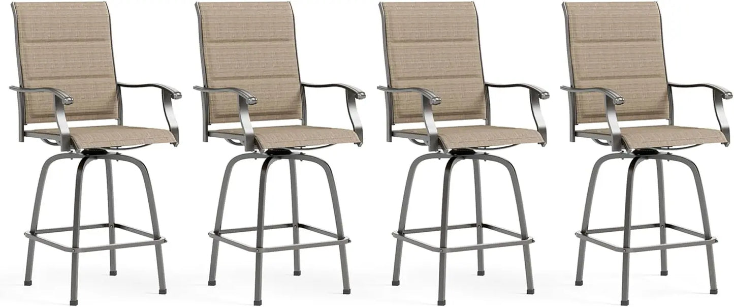 Folded Outdoor High Top Bar Set Patio Table And Chairs