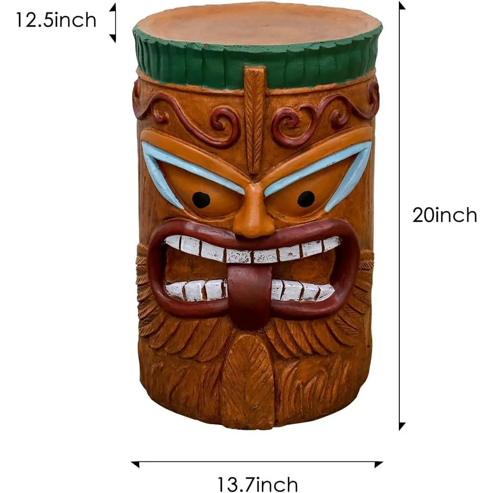 Kanaloa Tiki Side Table End Table For Outdoor Patio Lovers