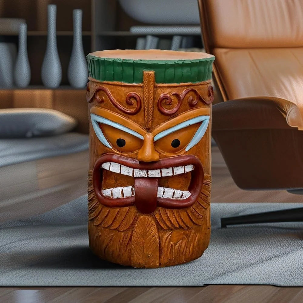 Kanaloa Tiki Side Table End Table For Outdoor Patio Lovers