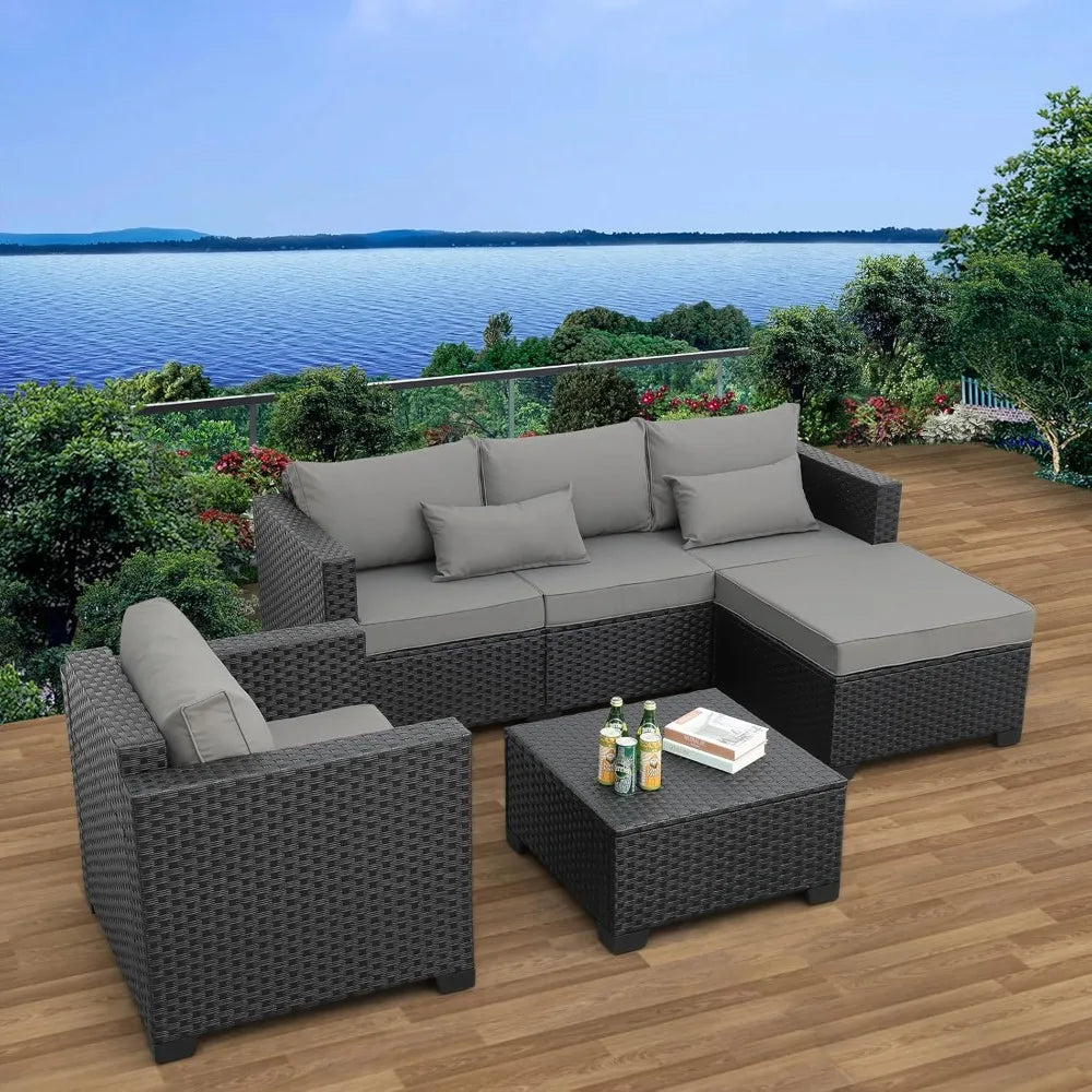 General Use Outdoor Garden Furniture Set 4 Piece Patio