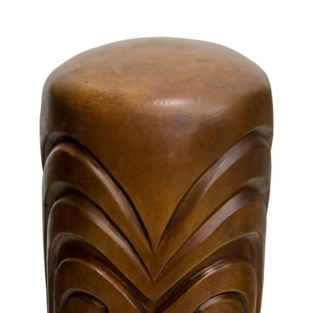Hign Concerned Tiki Statue Outdoor Patio Cement Decor