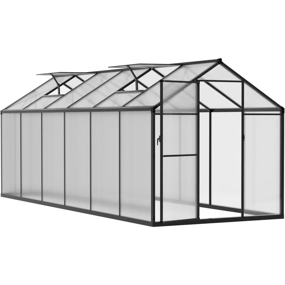 Backy Polycarbonate Aluminum Greenhouse With Vents