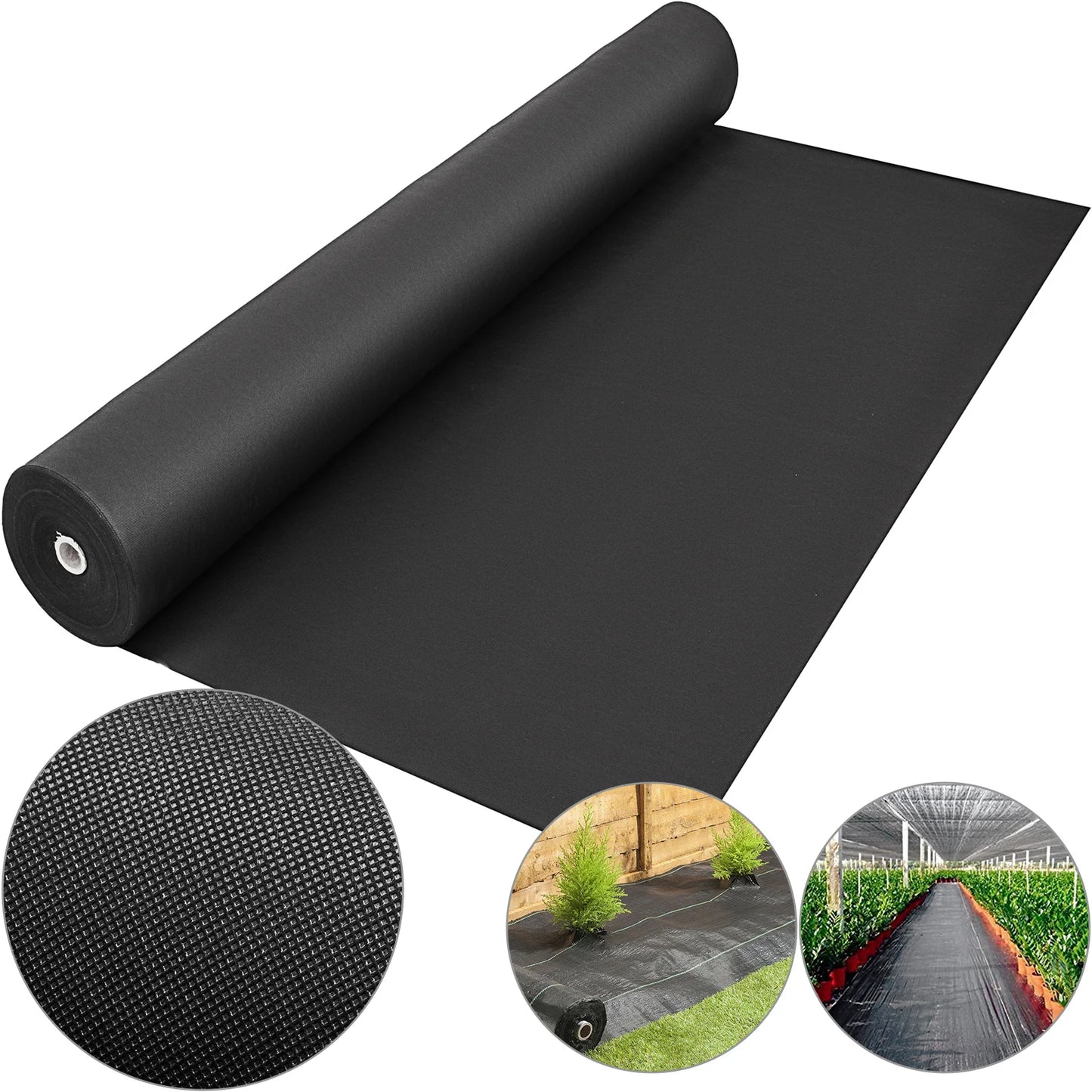 SucceBuy Heavy Duty Landscape Fabric For Greenhouse 6x300