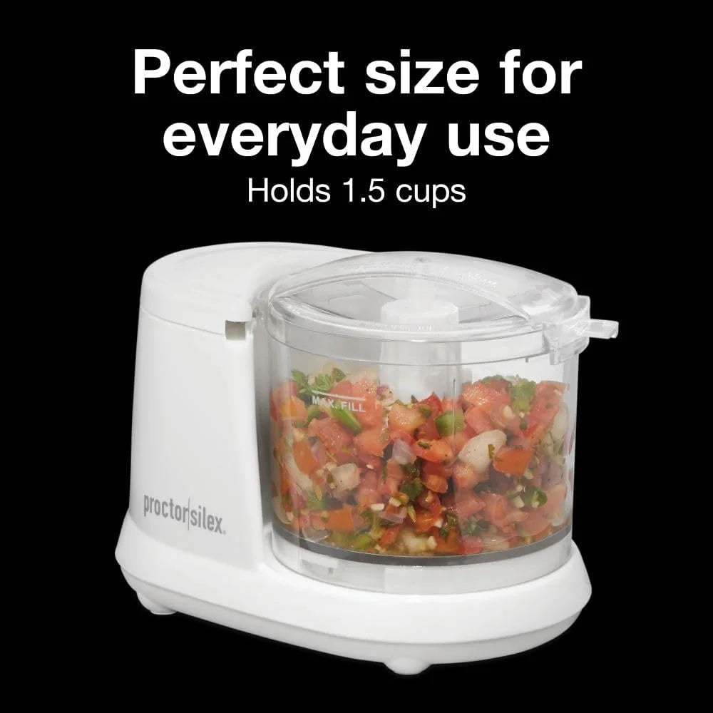 XMSJ Electric Vegetable Chopper One And A Half Cup Cooks