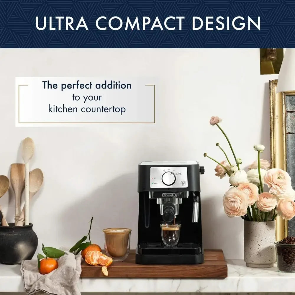 XMSJ Manual Espresso Maker 15 Bar Pump For Home Frother