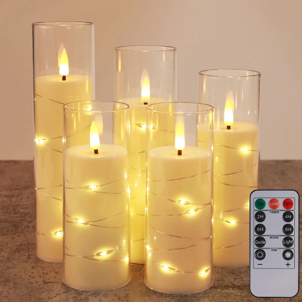 Choice Flameless LED Tea Lights With Timer Pack For Home
