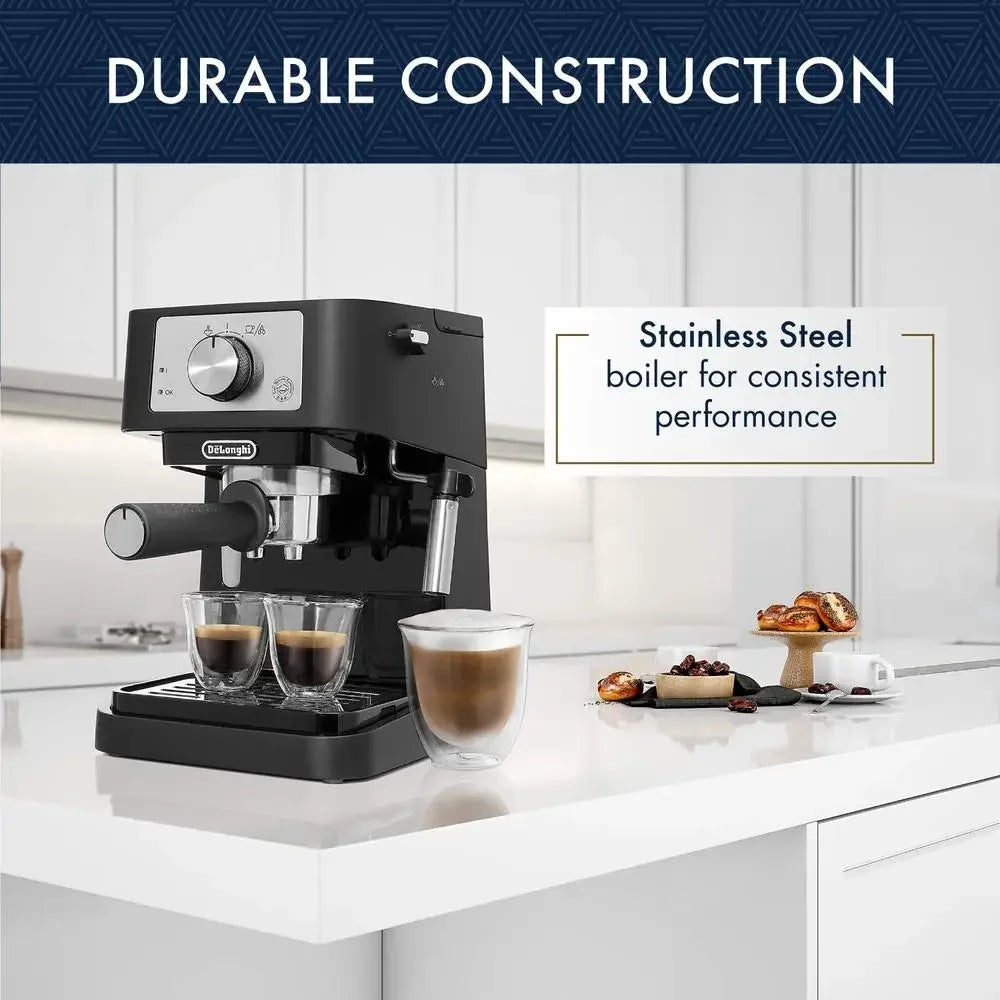 XMSJ Manual Espresso Maker 15 Bar Pump For Home Frother