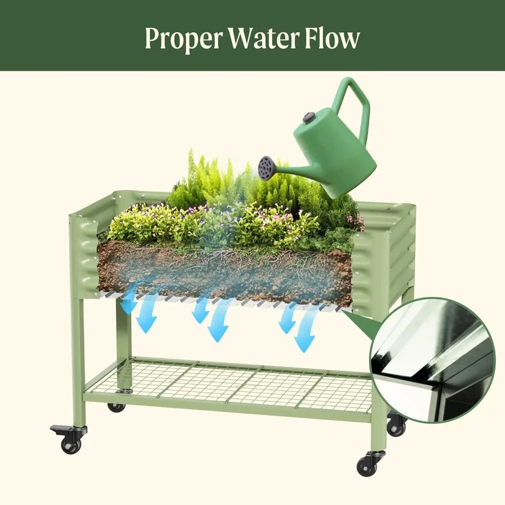 ANGDUO Elevated Garden Bed V Series Planter with Legs