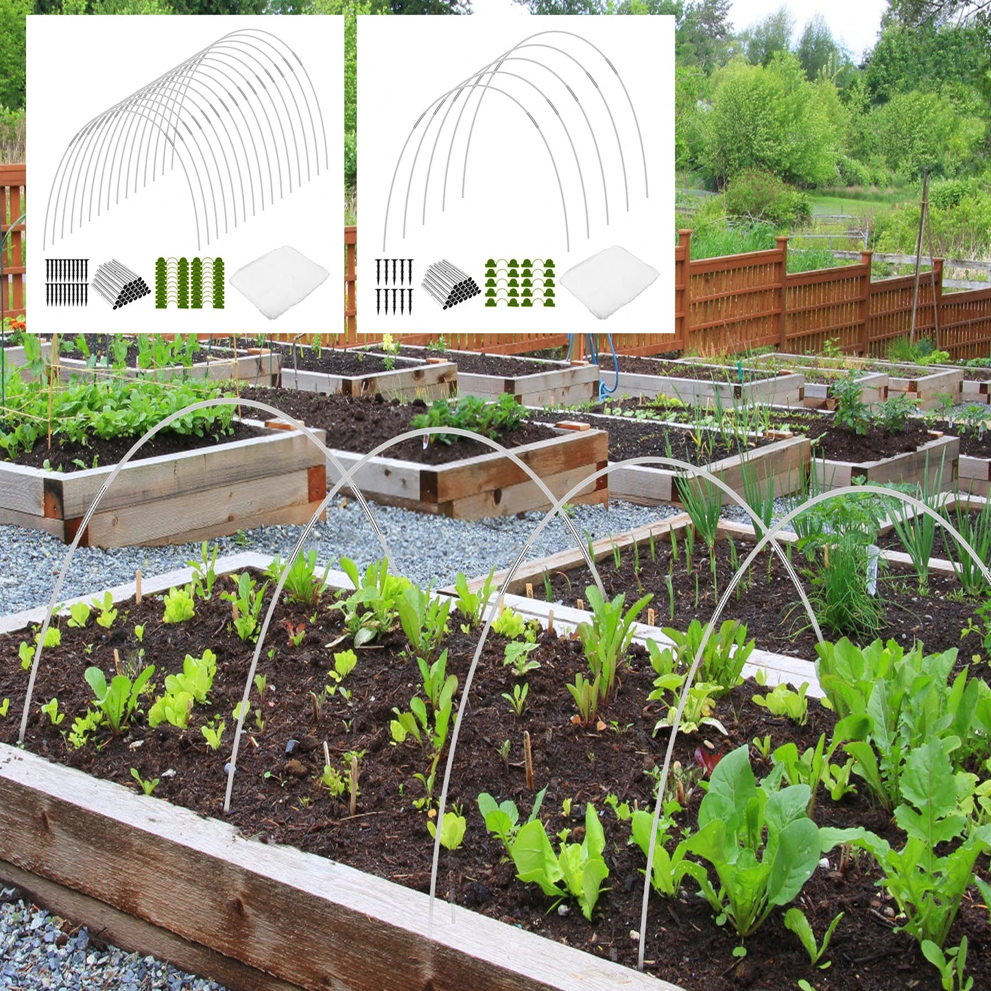 Choice Greenhouse Hoop Netting Kit For Gardeners Durable