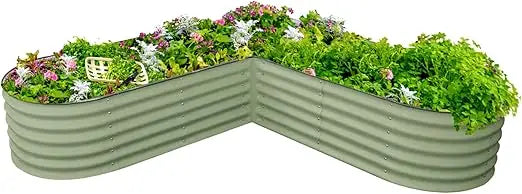 DAFIFY Vego Garden L Shaped Raised Bed Planter Vegetables
