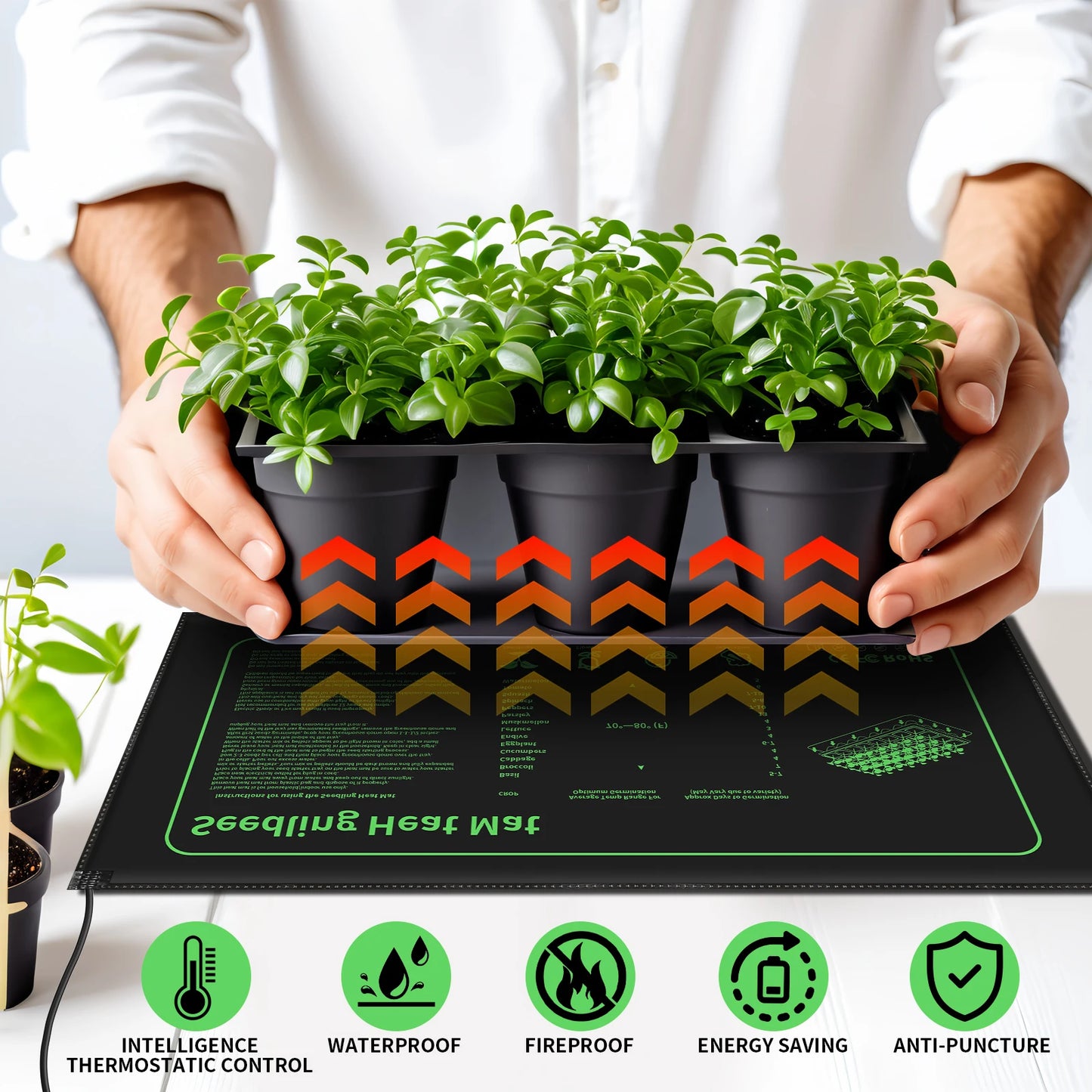 Choice Seedling Heat Mat Gardeners Waterproof Germination
