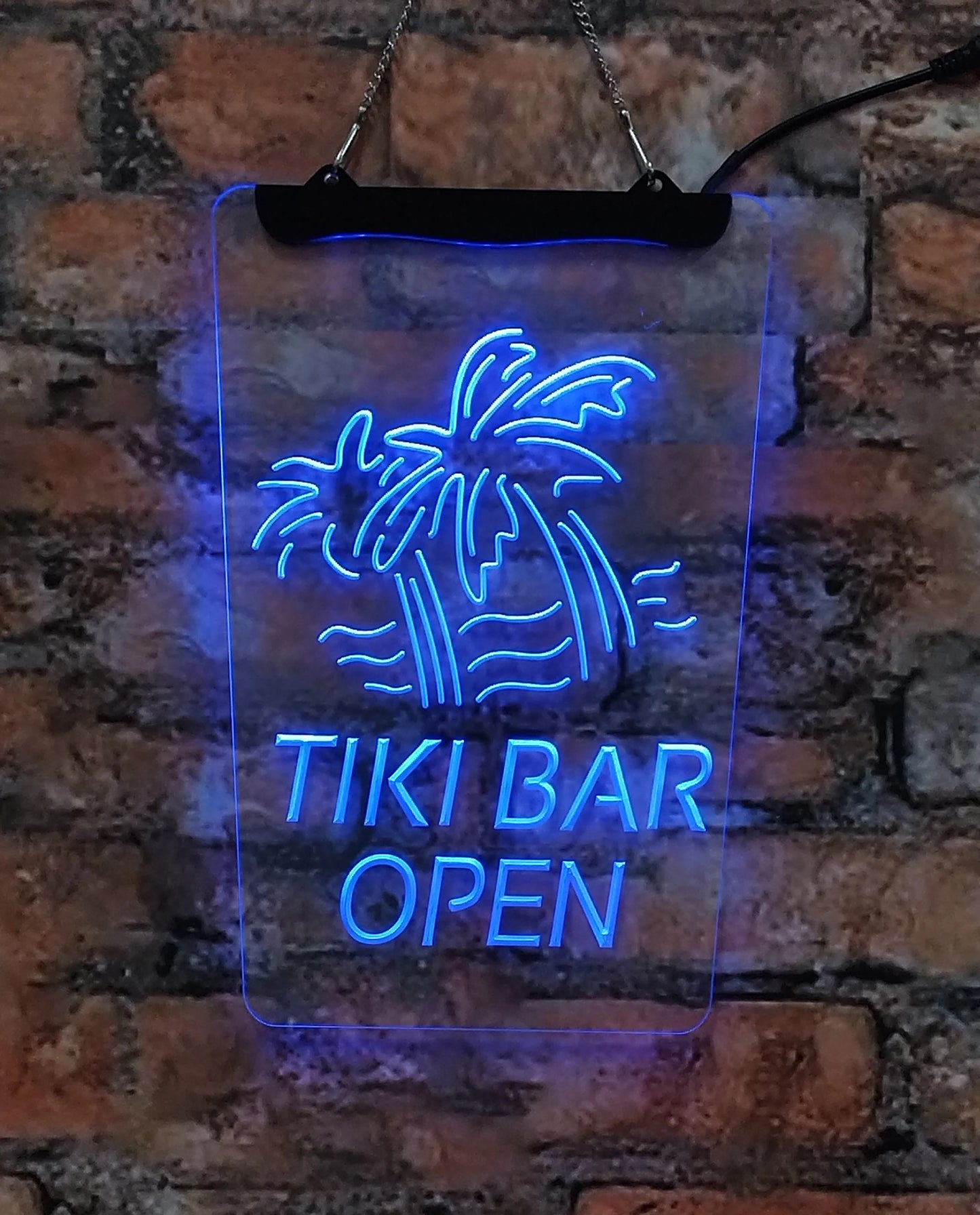 Tiki Bar Neon Sign Acrylic Wall Art by PGY for Homes