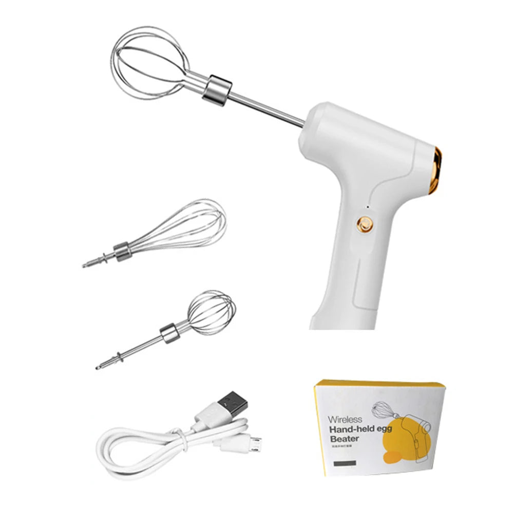 APWIKOGER USB Handheld Mixer OneTouch Speed Control Kitchen