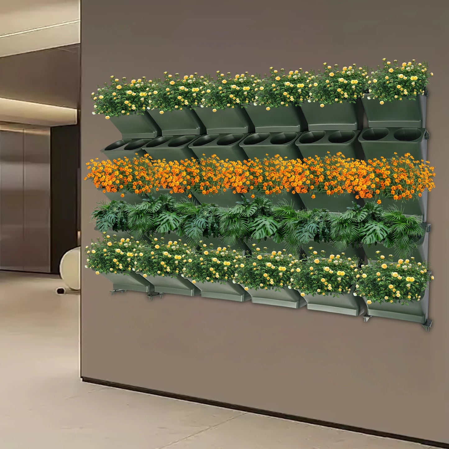 Durable Vertical Planter Drainage Holes For Home Gardens