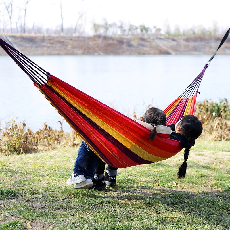 Choice Canvas Hammock Outdoor Camping Swing Courtyard