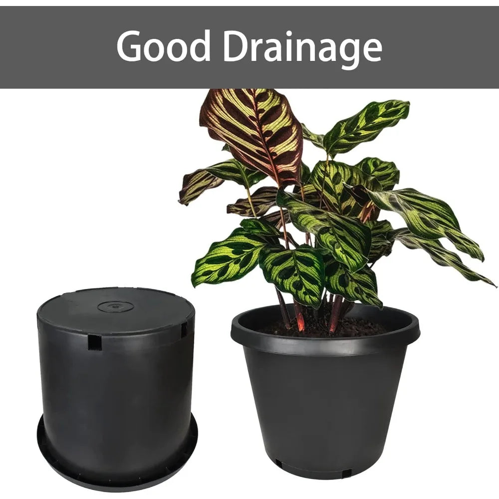 Jiaoying 15 Gallon Nursery Pots 10 Pack For Seedlings