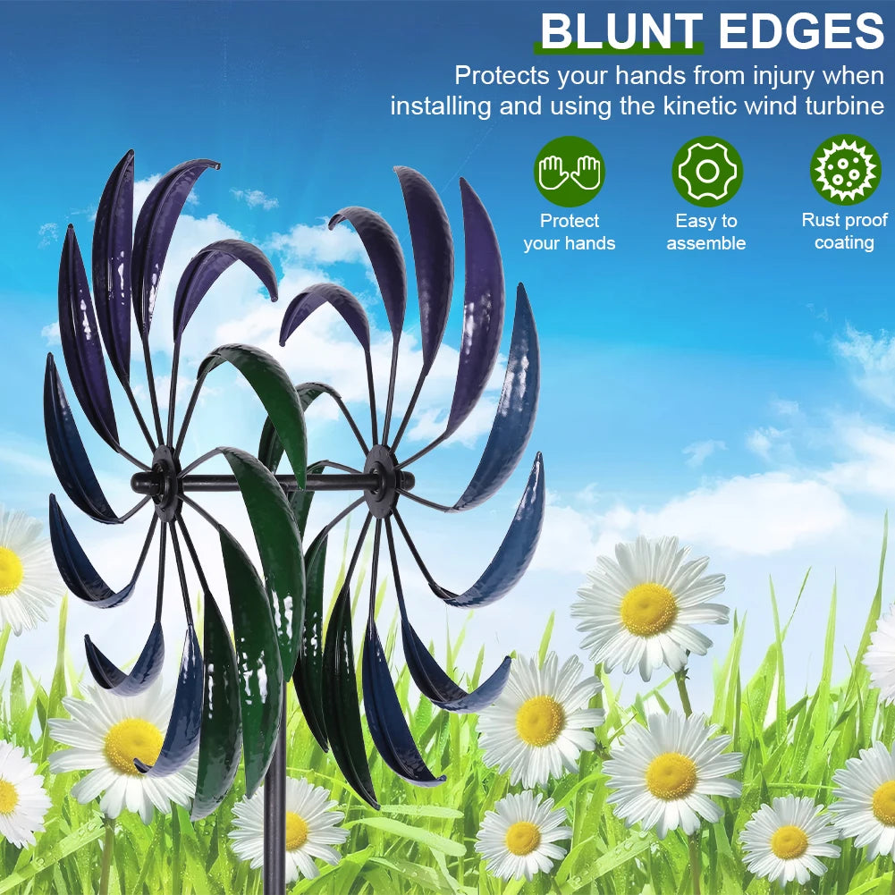 Windmill Wind Catcher Wear Resistant Garden Decor Shunmaii