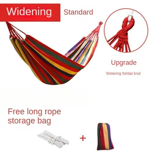 Choice Canvas Hammock Outdoor Camping Swing Courtyard