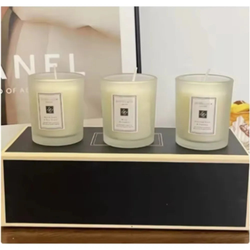 Choice Aromatherapy Candle Set Three Piece Smokeless Gift