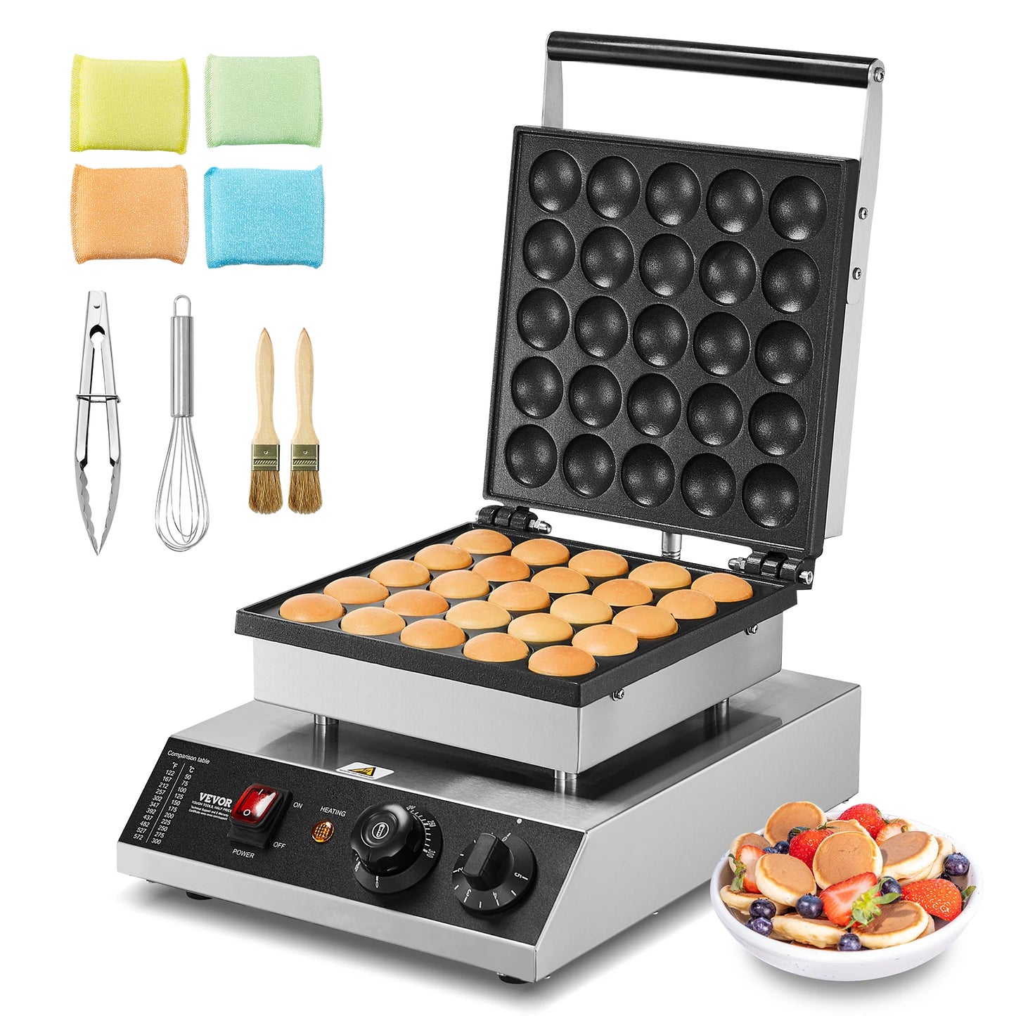 SucceBuy Electric Waffle Maker 25Pcs Mini Dorayaki Home Use