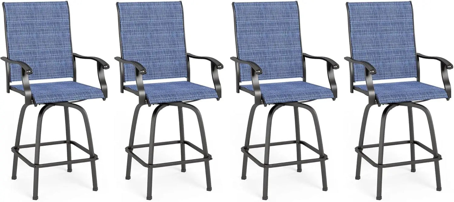 Folded Outdoor High Top Bar Set Patio Table And Chairs