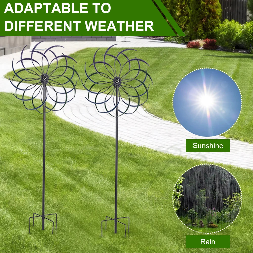 Windmill Wind Catcher Wear Resistant Garden Decor Shunmaii