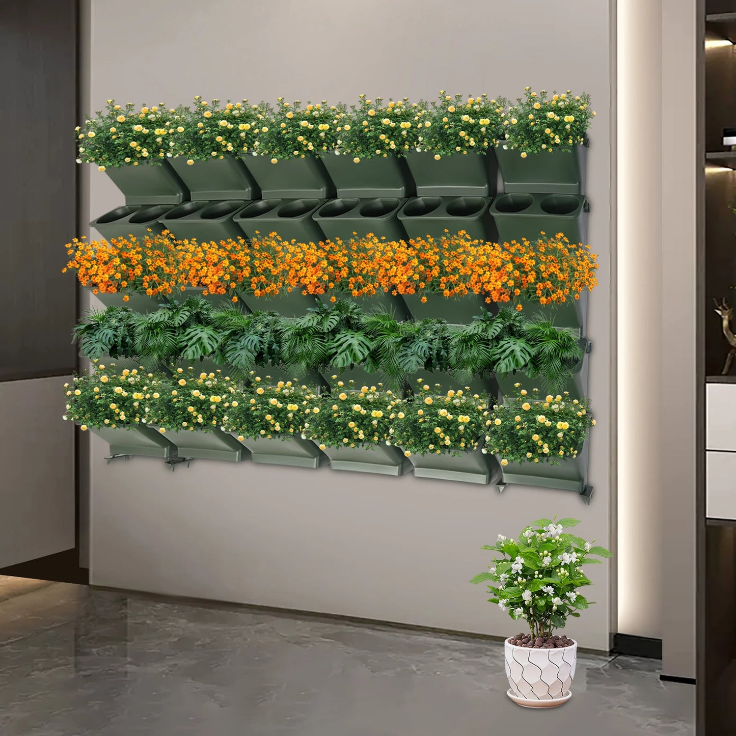 Durable Vertical Planter Drainage Holes For Home Gardens