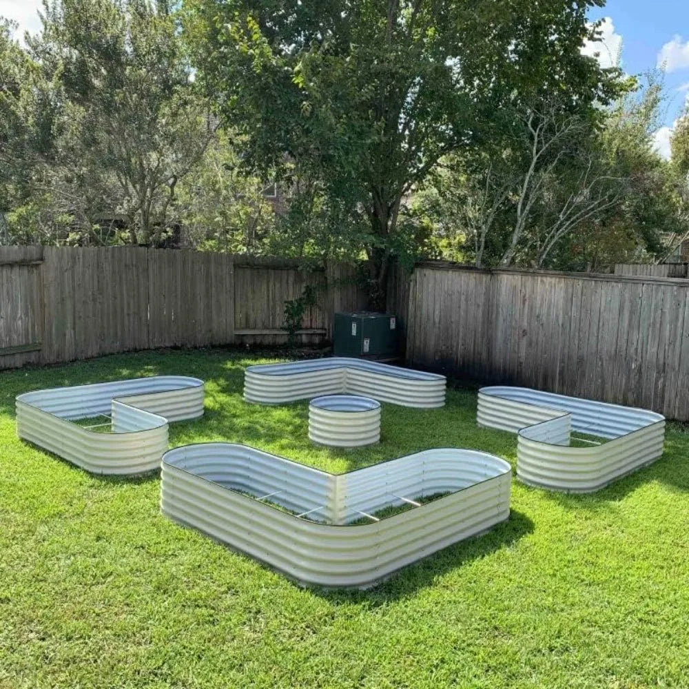 DAFIFY Vego Garden L Shaped Raised Bed Planter Vegetables