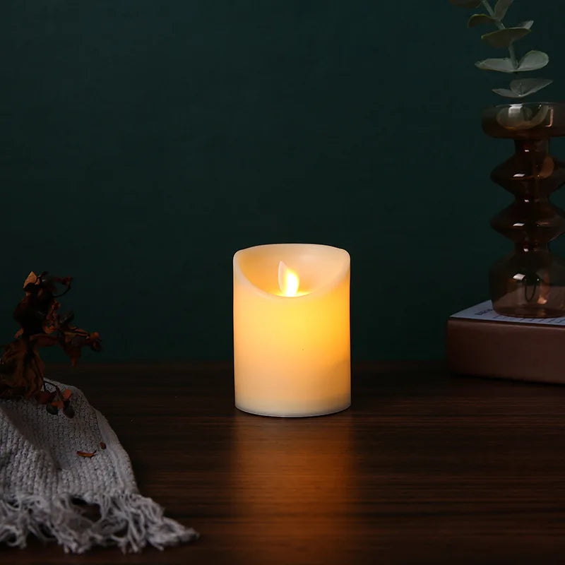 Flameless LED Candle With Remote Control By Color For Bar
