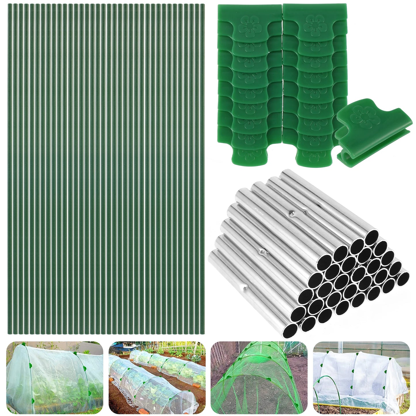 Choice Gardeners Greenhouse Hoops Kit 17 Inch Fiberglass