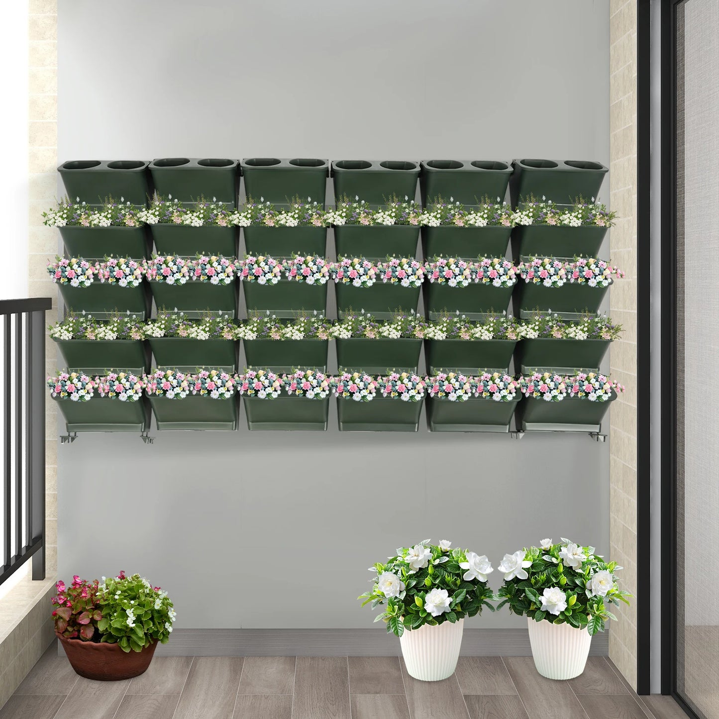 Durable Vertical Planter Drainage Holes For Home Gardens