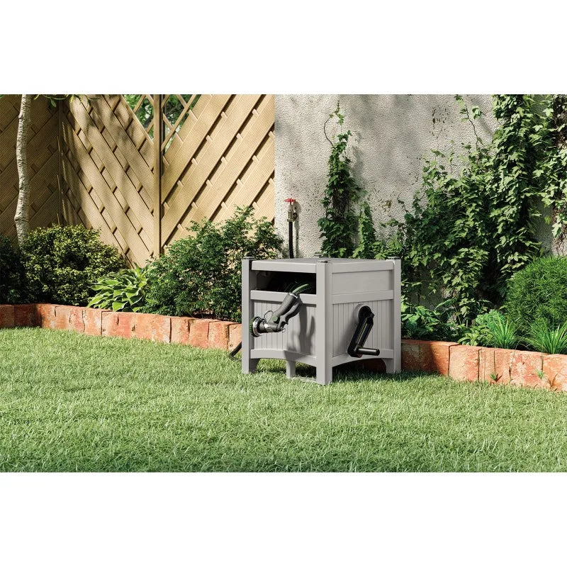 Hign Concerned Hose Hidden Reel Durable 100 Foot Backyard