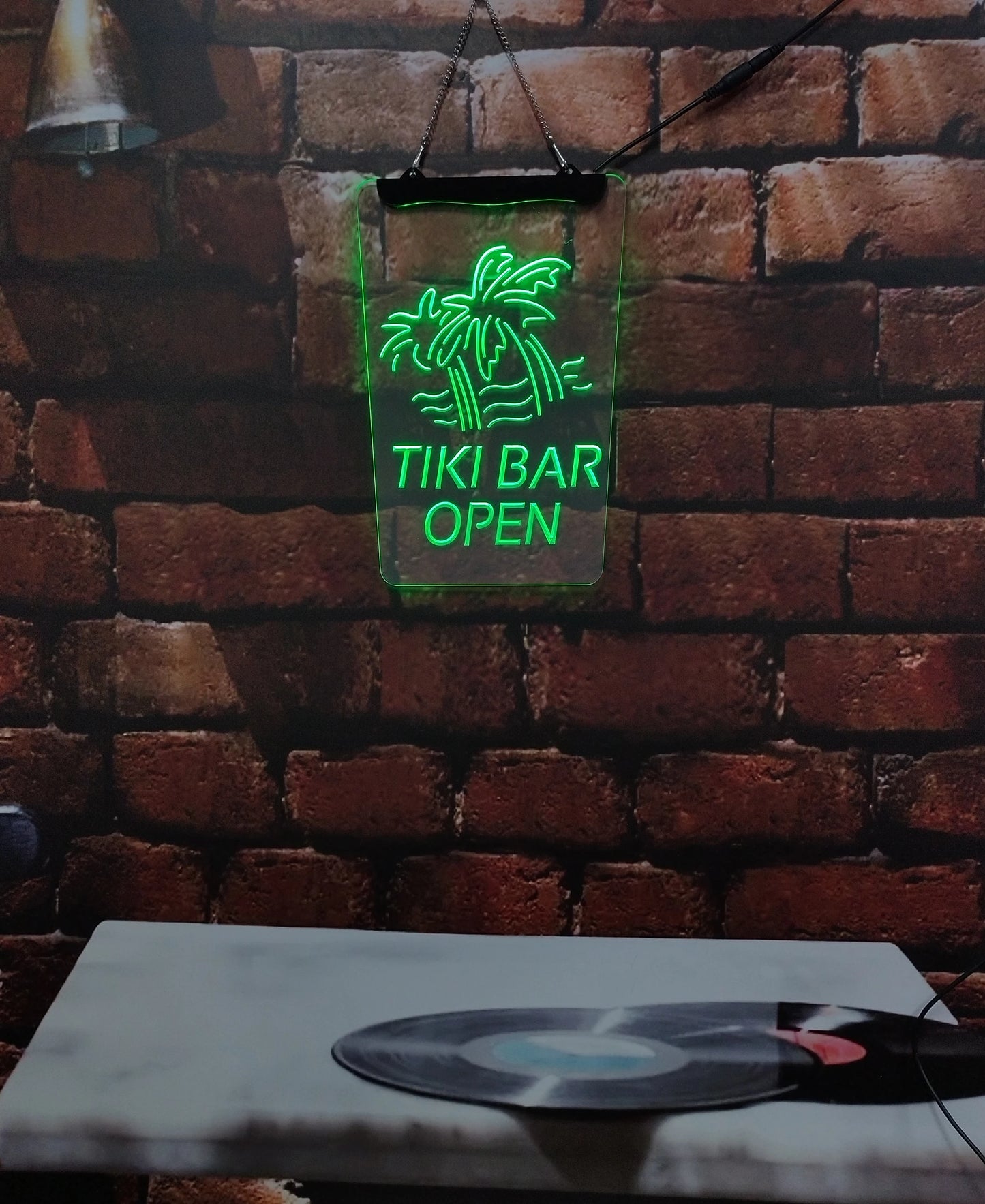 Tiki Bar Neon Sign Acrylic Wall Art by PGY for Homes