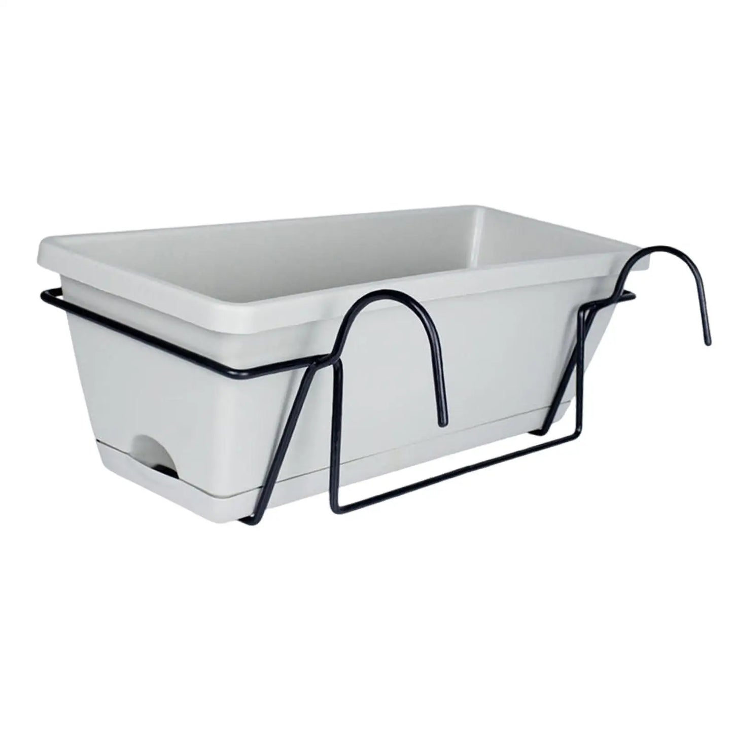 Homyl Hanging Planter For Balcony Railing Garden Window Box