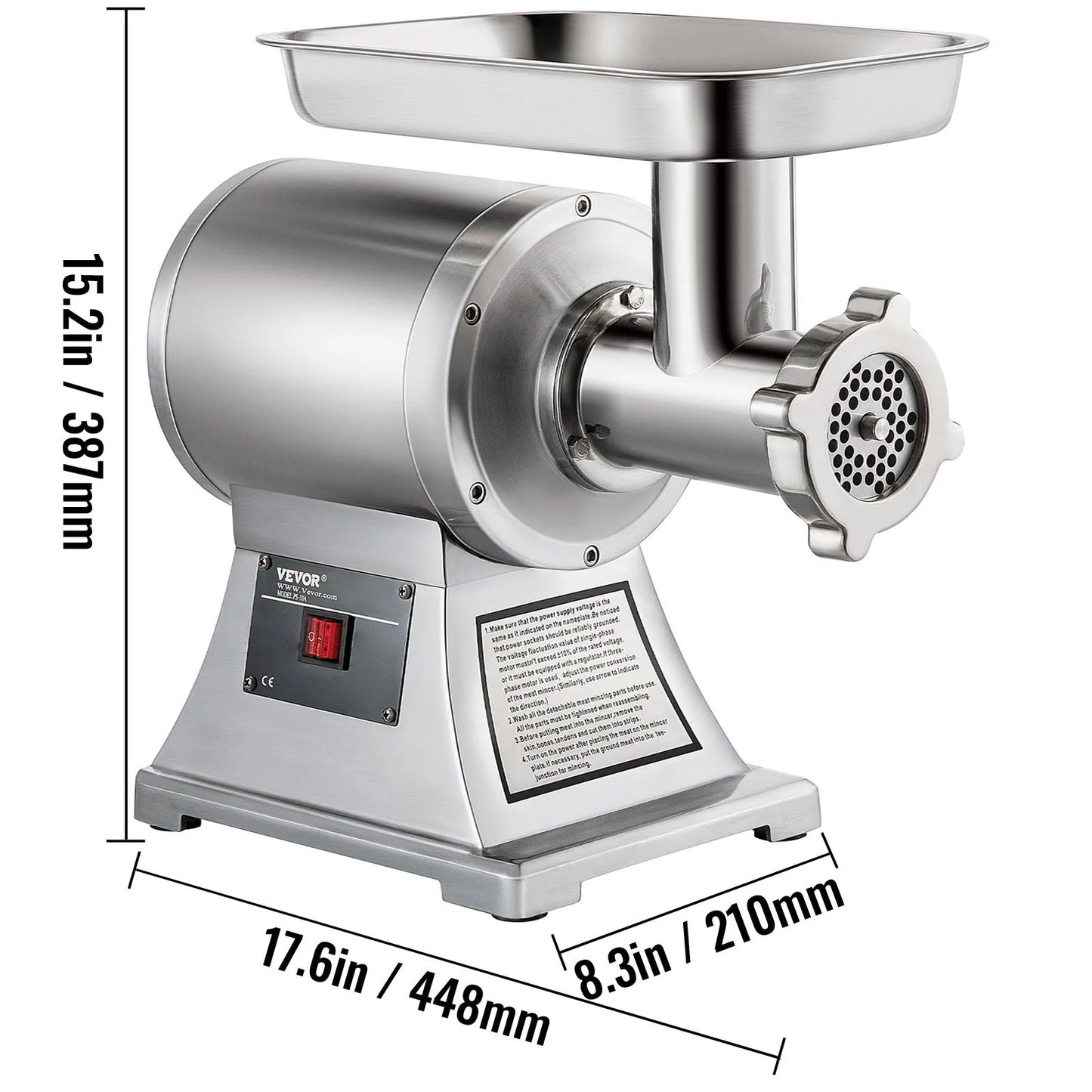 SucceBuy Electric Meat Mincer Heavy Duty Commercial Grinder