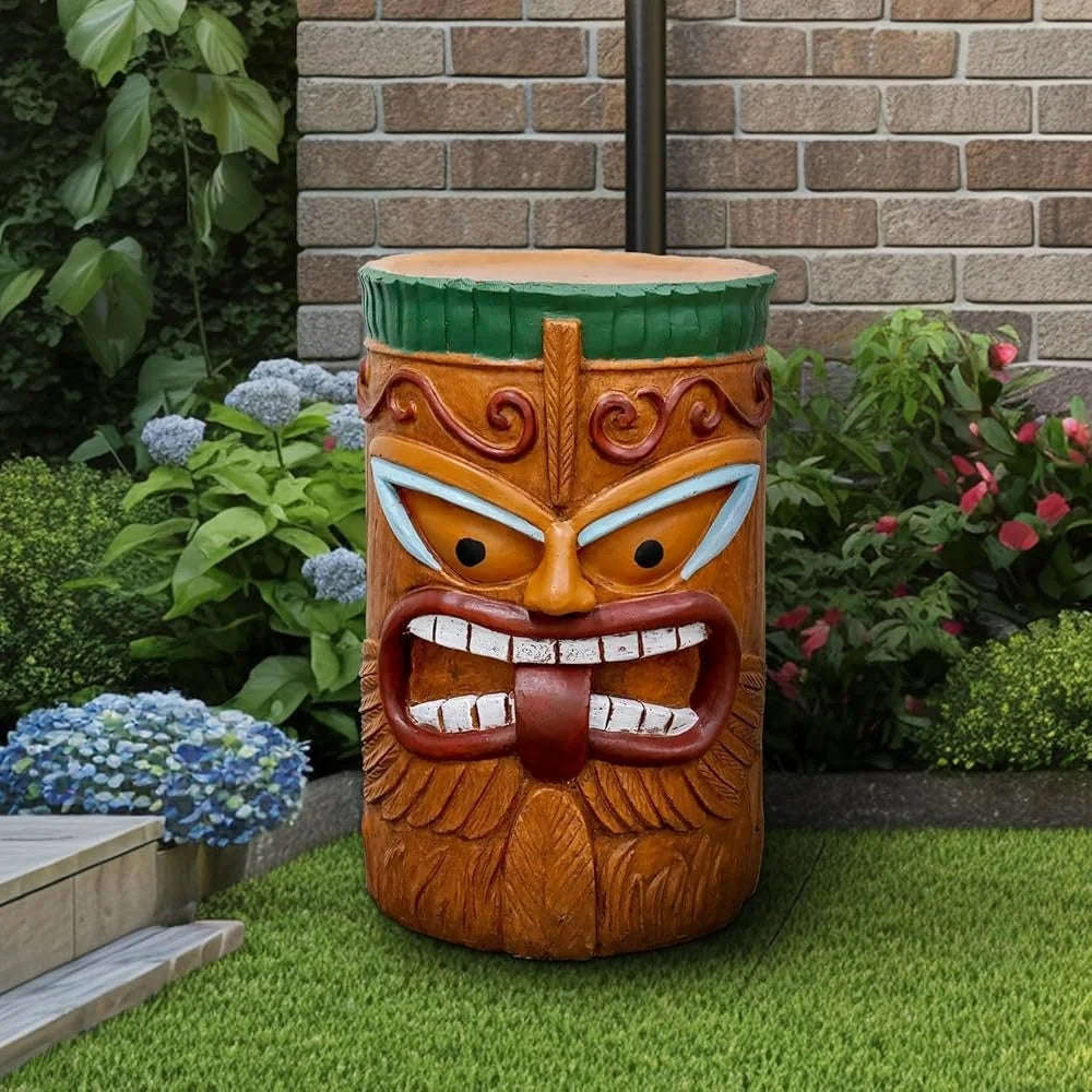 Kanaloa Tiki Side Table End Table For Outdoor Patio Lovers