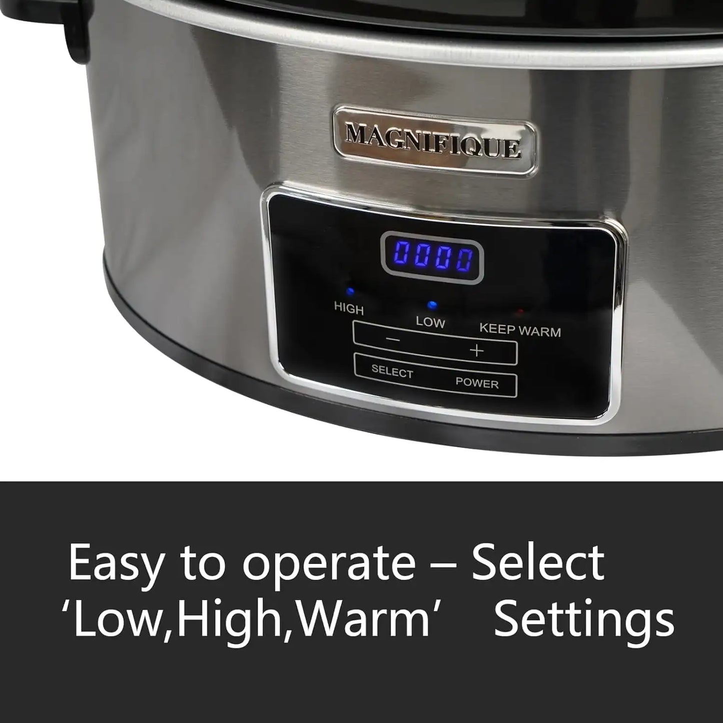 Iosn 7 Quart Programmable Slow Cooker Keep Warm For Family