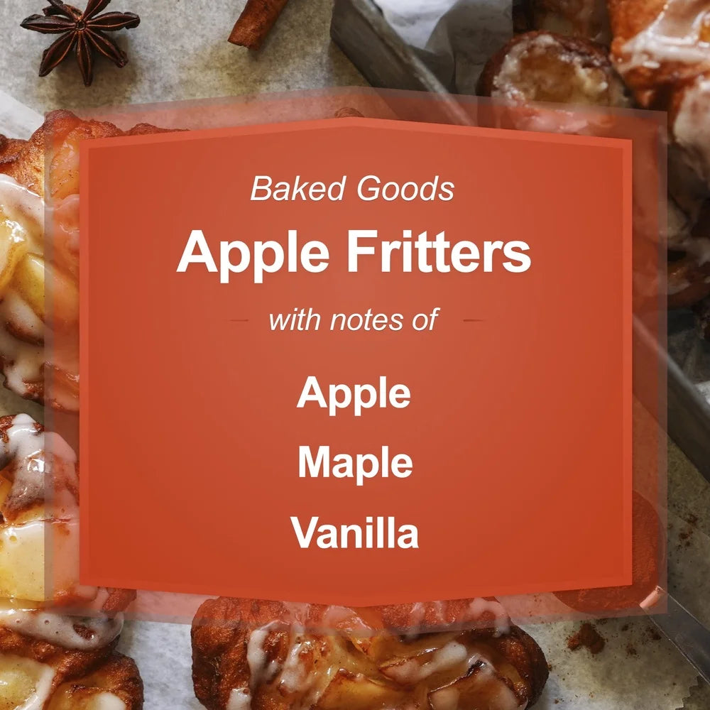 XMSJ Apple Fritters Scented Candle Decorative Glass Jar