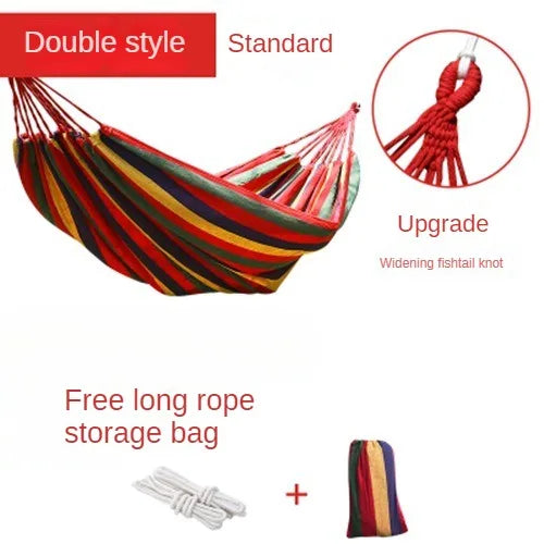 Choice Canvas Hammock Outdoor Camping Swing Courtyard