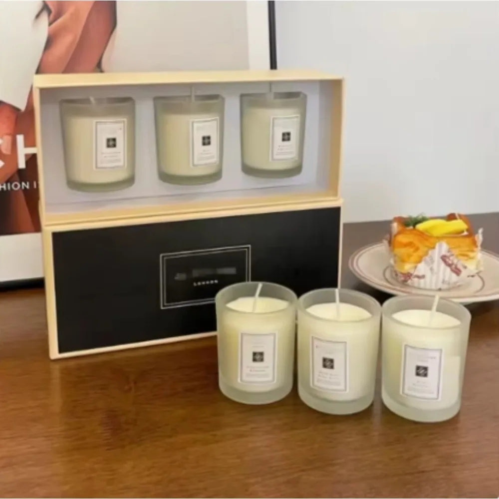 Choice Aromatherapy Candle Set Three Piece Smokeless Gift