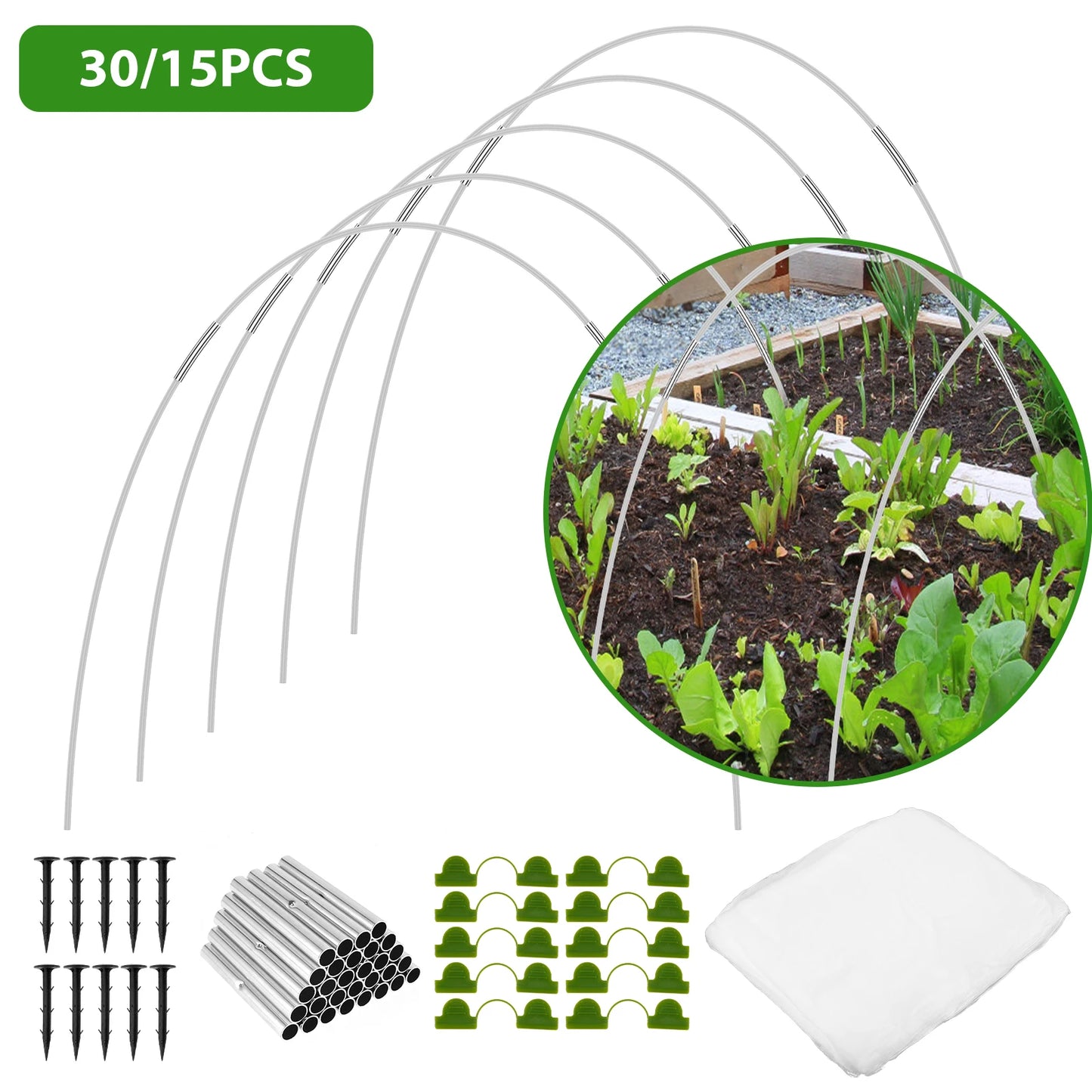 Choice Greenhouse Hoop Netting Kit For Gardeners Durable