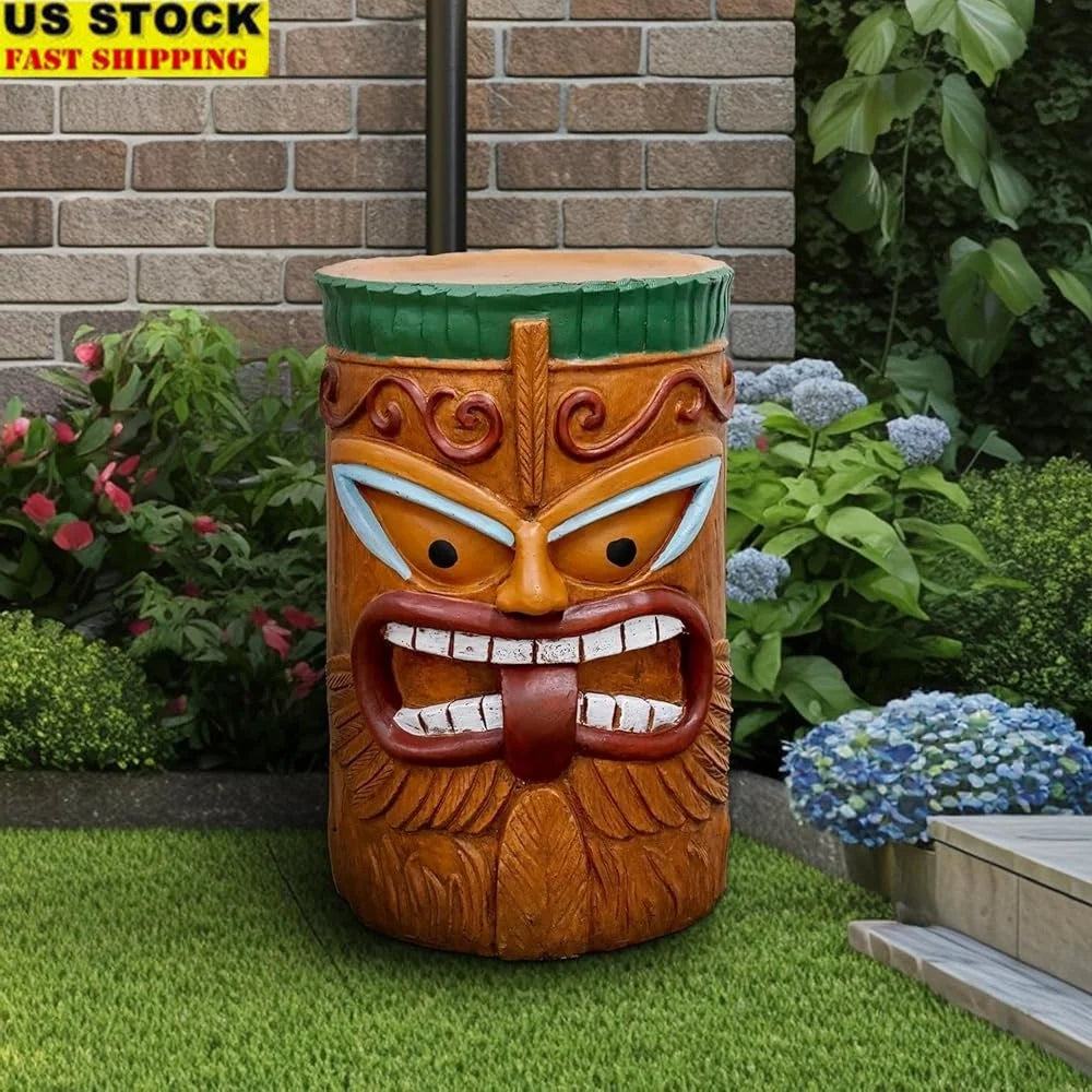Kanaloa Tiki Side Table End Table For Outdoor Patio Lovers