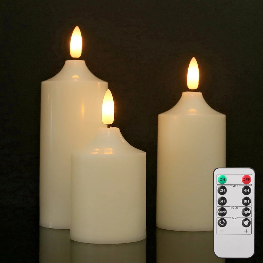 Choice Flameless LED Tea Lights With Timer Pack For Home