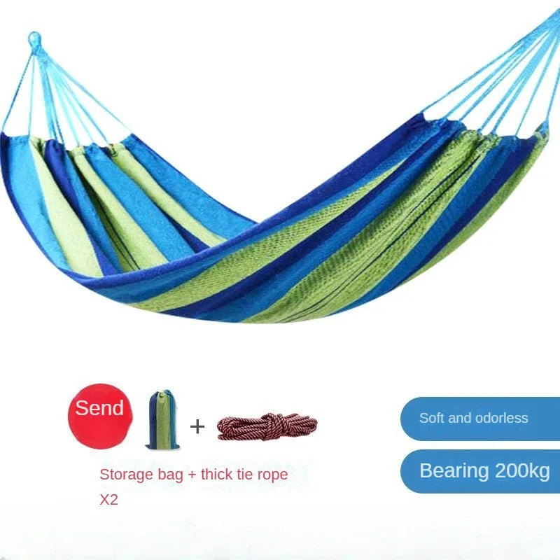 Choice Canvas Hammock Outdoor Camping Swing Courtyard